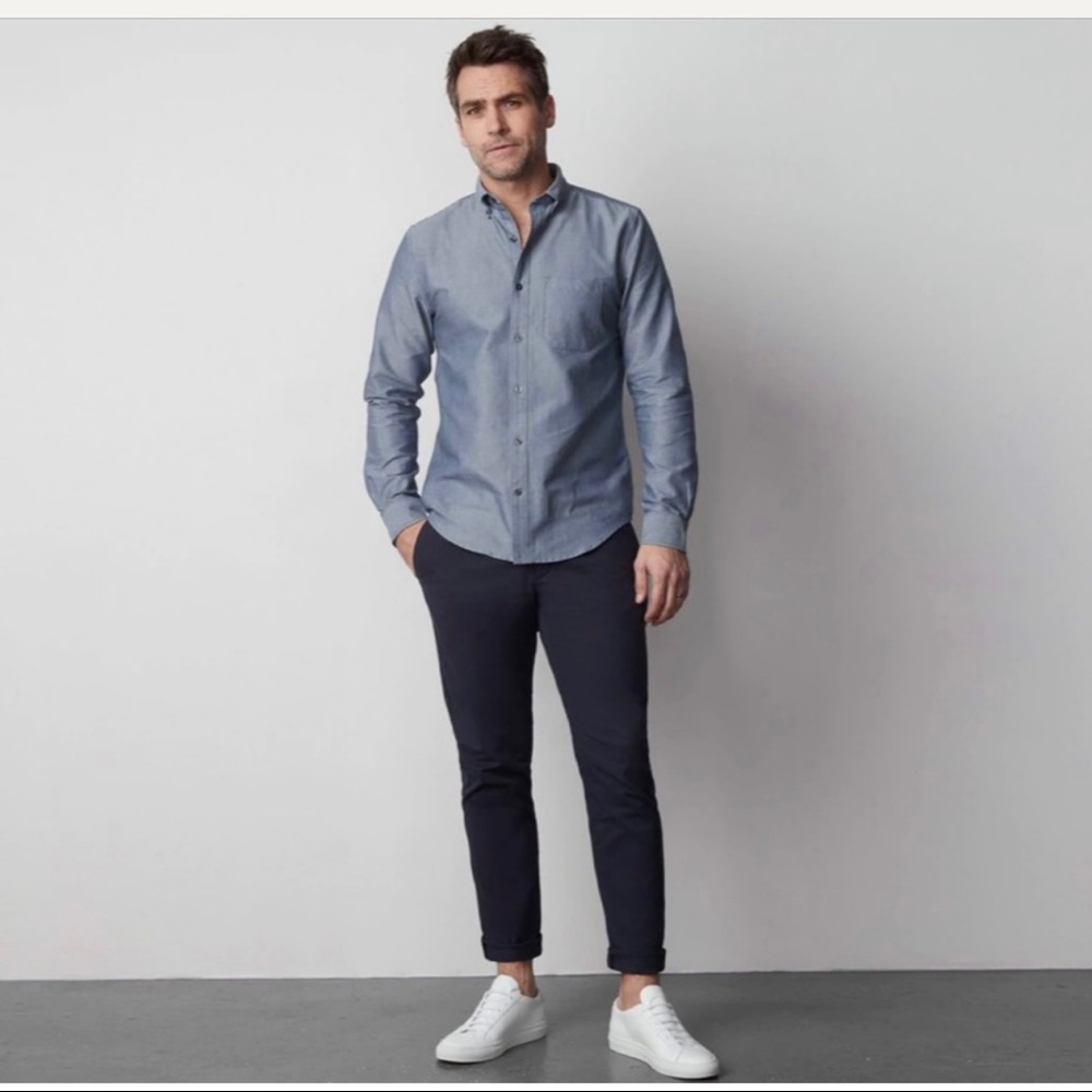 NEW MACK WELDON | Maverick technical chinos *slight flaw* 34 x 32 true Navy